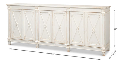 Marksman Sideboard- Whitewash - Chapin Furniture