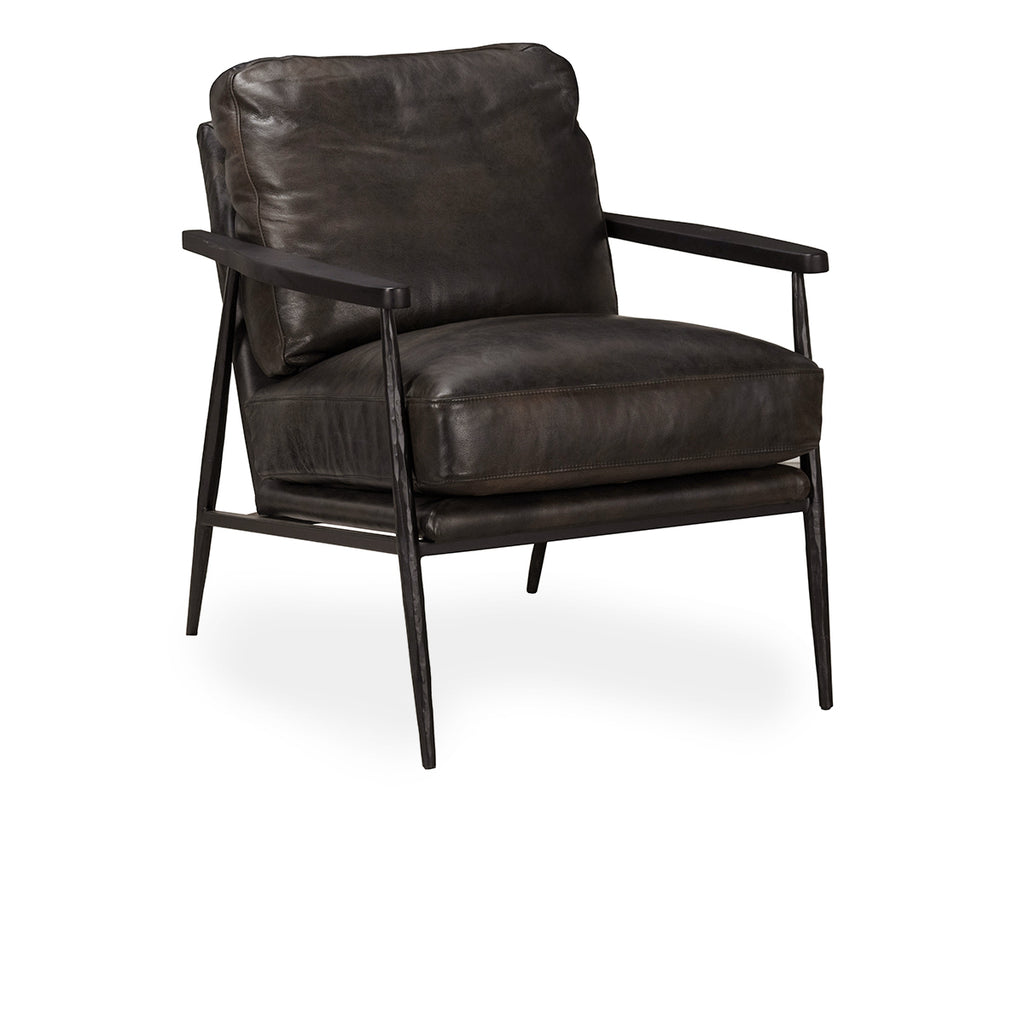 Christopher Club Chair - Black - Chapin Furniture
