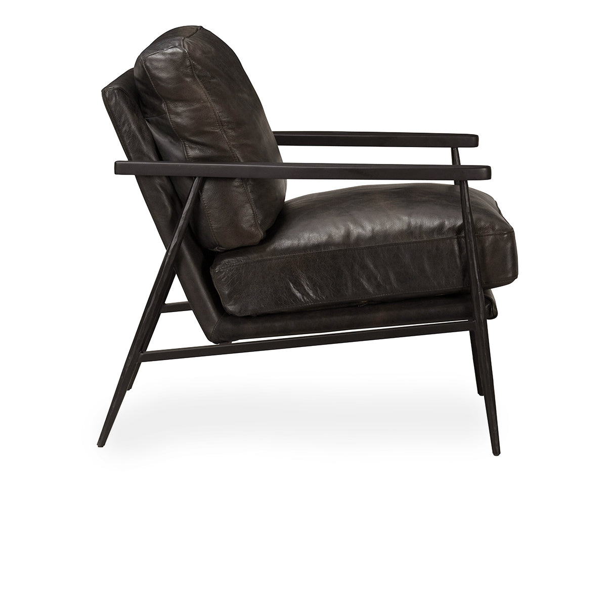 Christopher Club Chair - Black - Chapin Furniture