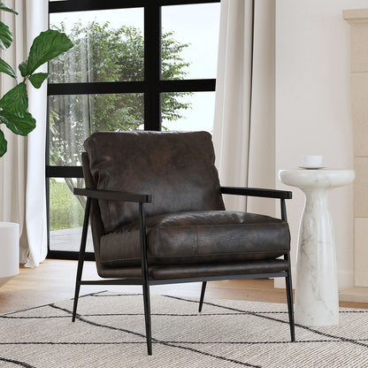 Christopher Club Chair - Black - Chapin Furniture