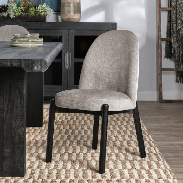 Joanie Upholstered Dining Chair- Gray - Chapin Furniture