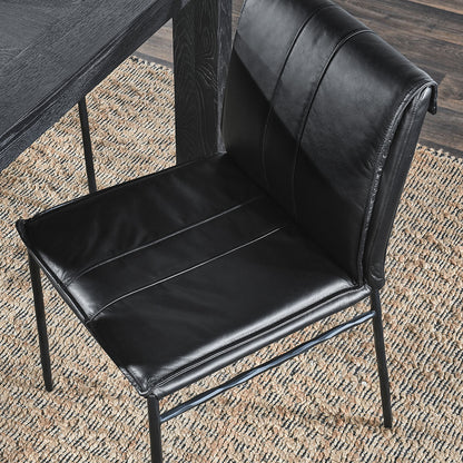 Mayer Dining Chair Black- Set of 2 - Chapin Furniture