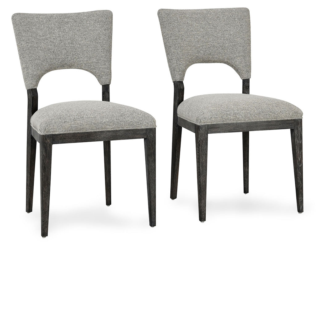 Mitchel Upholstered Dining Chair Gray- Set of 2 - Chapin Furniture