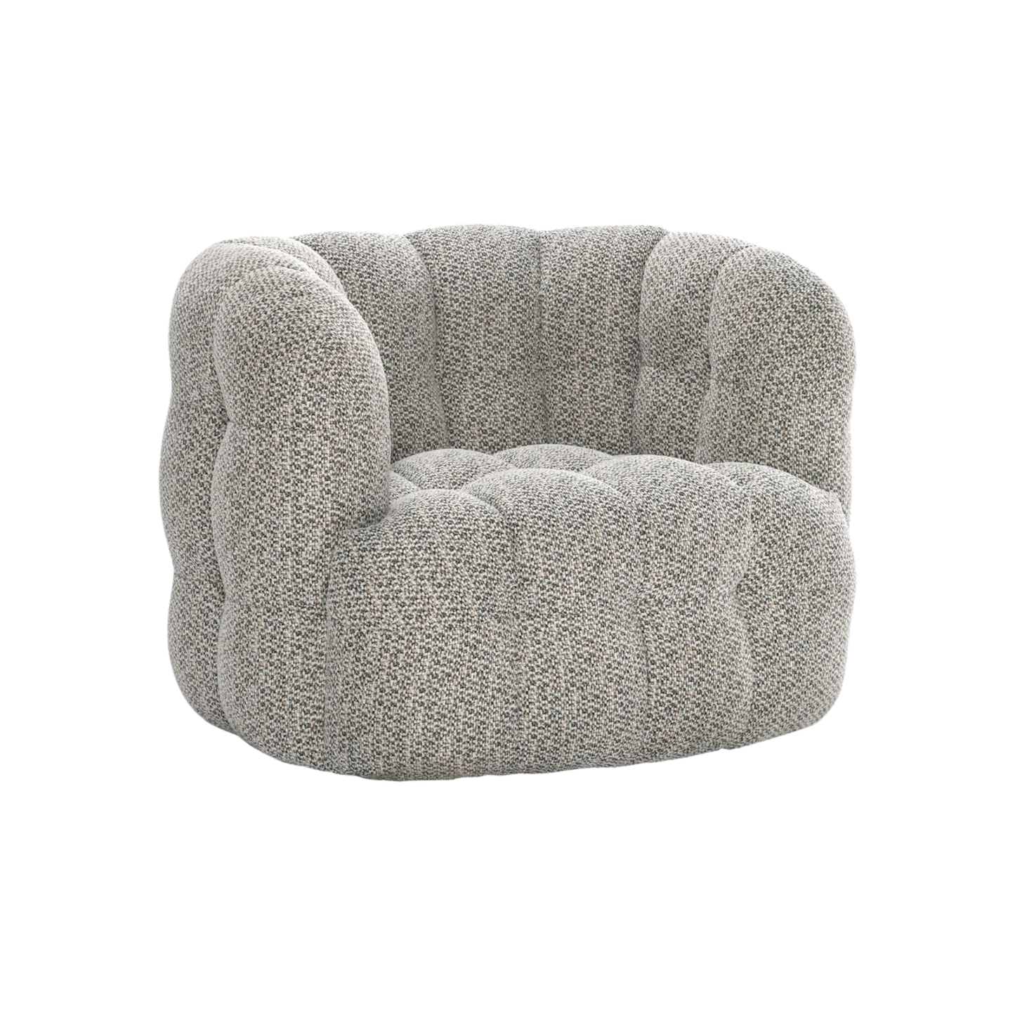 Walter Swivel Accent Chair - Heathered Gray - Chapin Furniture