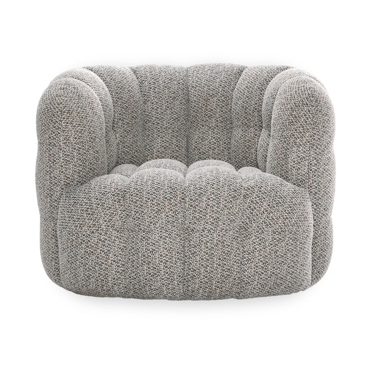 Walter Swivel Accent Chair - Heathered Gray - Chapin Furniture