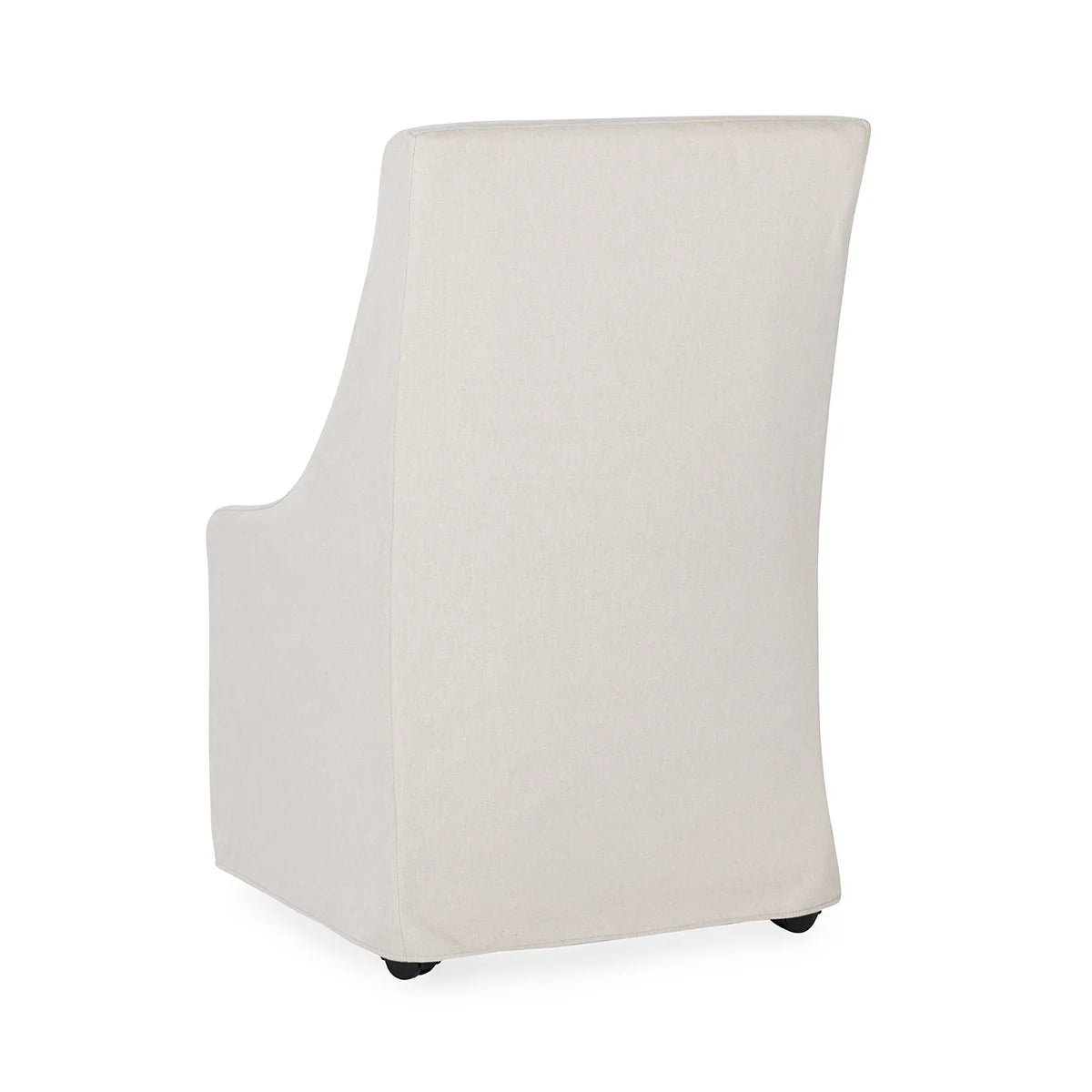 Warwick Rolling Wingback Dining Chair Sandy Tan - Chapin Furniture