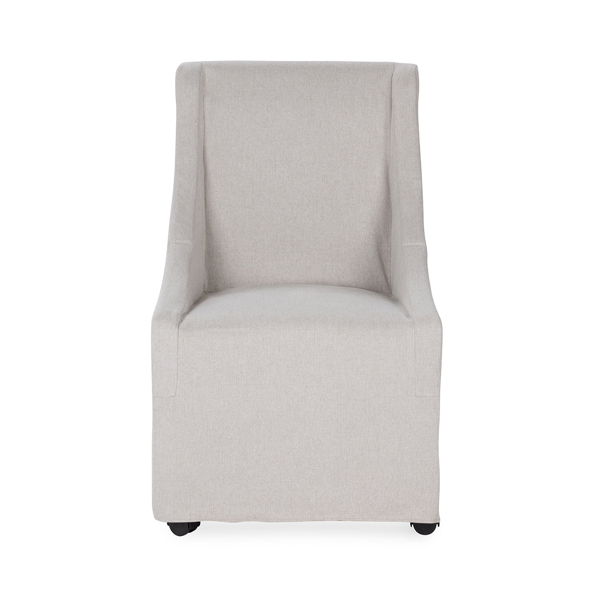 Warwick Rolling Wingback Dining Chair - Thumbnail 4