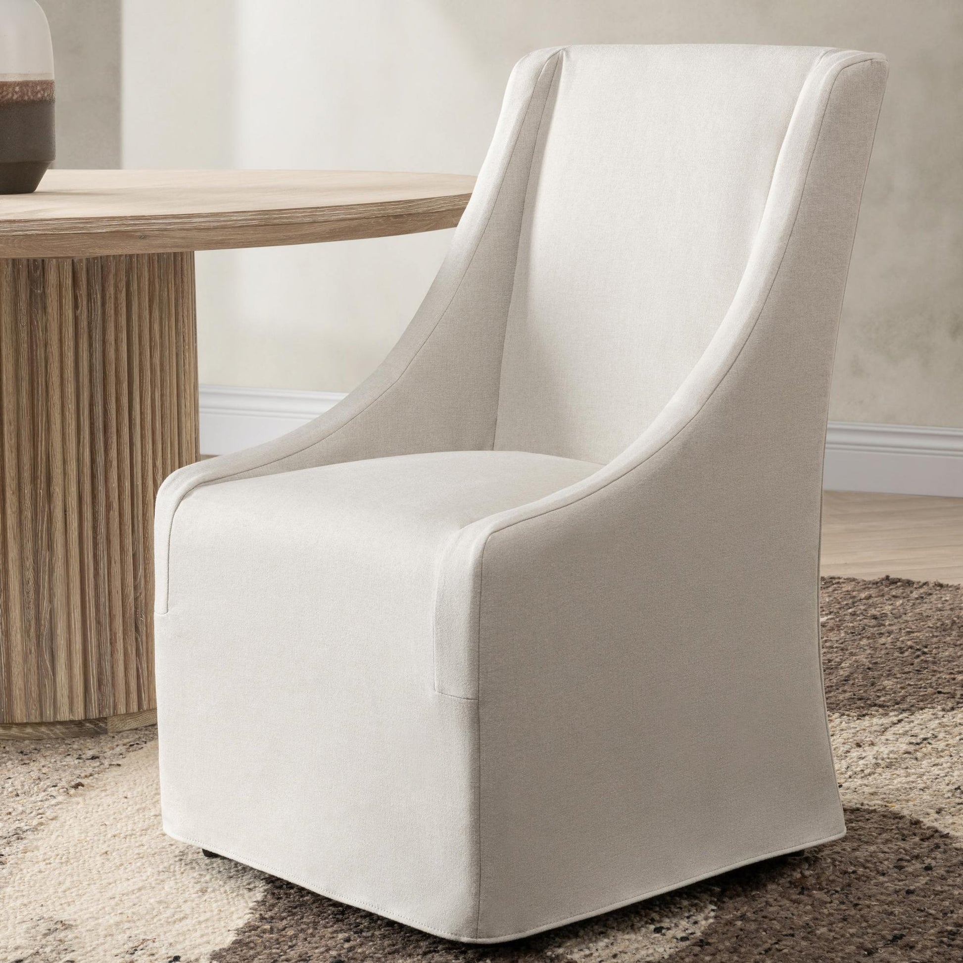 Warwick Rolling Wingback Dining Chair - Chapin Furniture