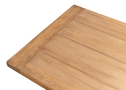 Sawhorse Desk- Natural Polished Old Pine - Chapin Furniture