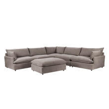 Caplan Upholstered Sectional w/ Ottoman Elite - Chapin Furniture