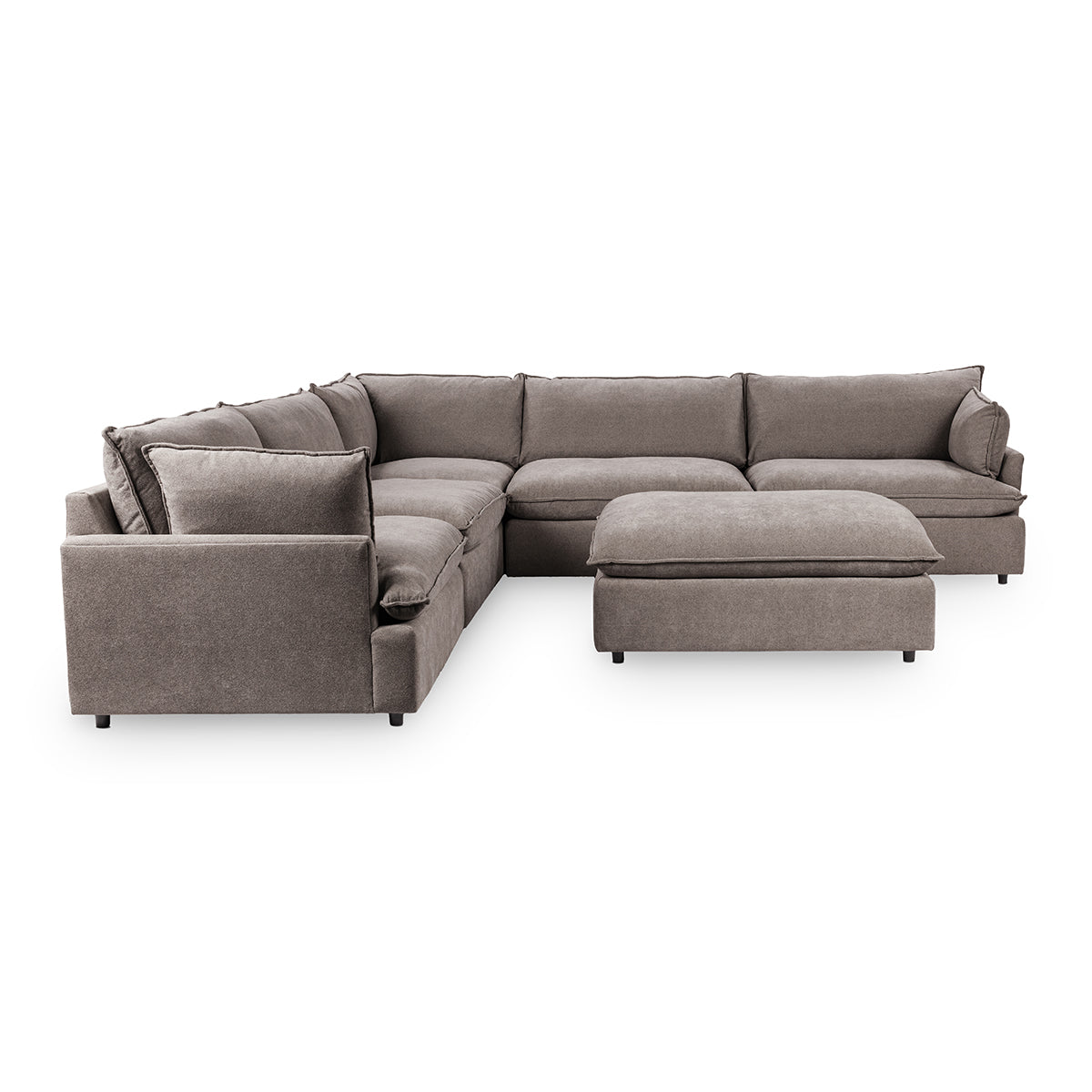 Caplan Upholstered Sectional w/ Ottoman Elite - Chapin Furniture