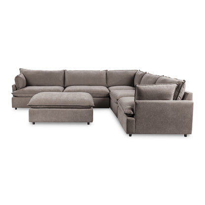 Caplan Upholstered Sectional w/ Ottoman Elite - Chapin Furniture