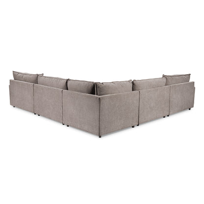 Caplan Upholstered Sectional w/ Ottoman Elite - Chapin Furniture