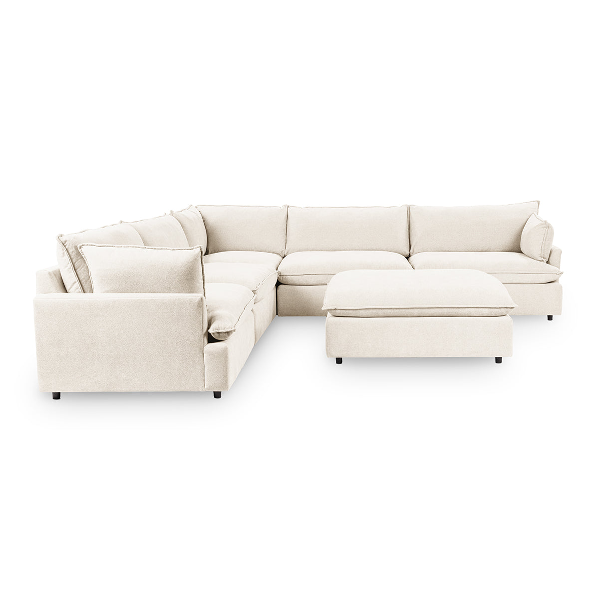 Caplan Upholstered Sectional w/ Ottoman Elite - Chapin Furniture