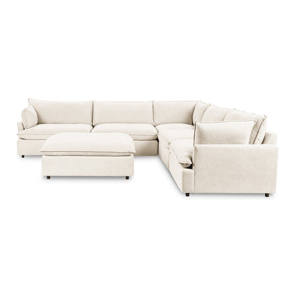 Caplan Upholstered Sectional w/ Ottoman Elite - Chapin Furniture