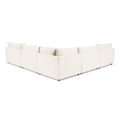 Caplan Upholstered Sectional w/ Ottoman Elite - Chapin Furniture