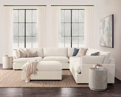 Caplan Upholstered Sectional w/ Ottoman Elite - Chapin Furniture