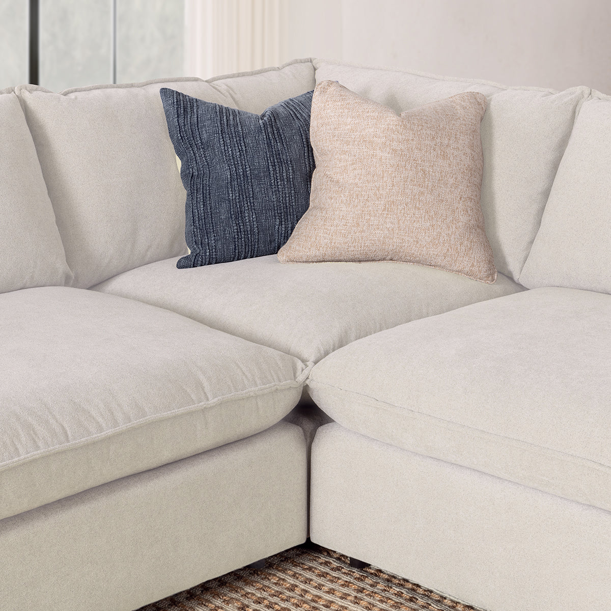 Caplan Upholstered Sectional w/ Ottoman Elite - Chapin Furniture