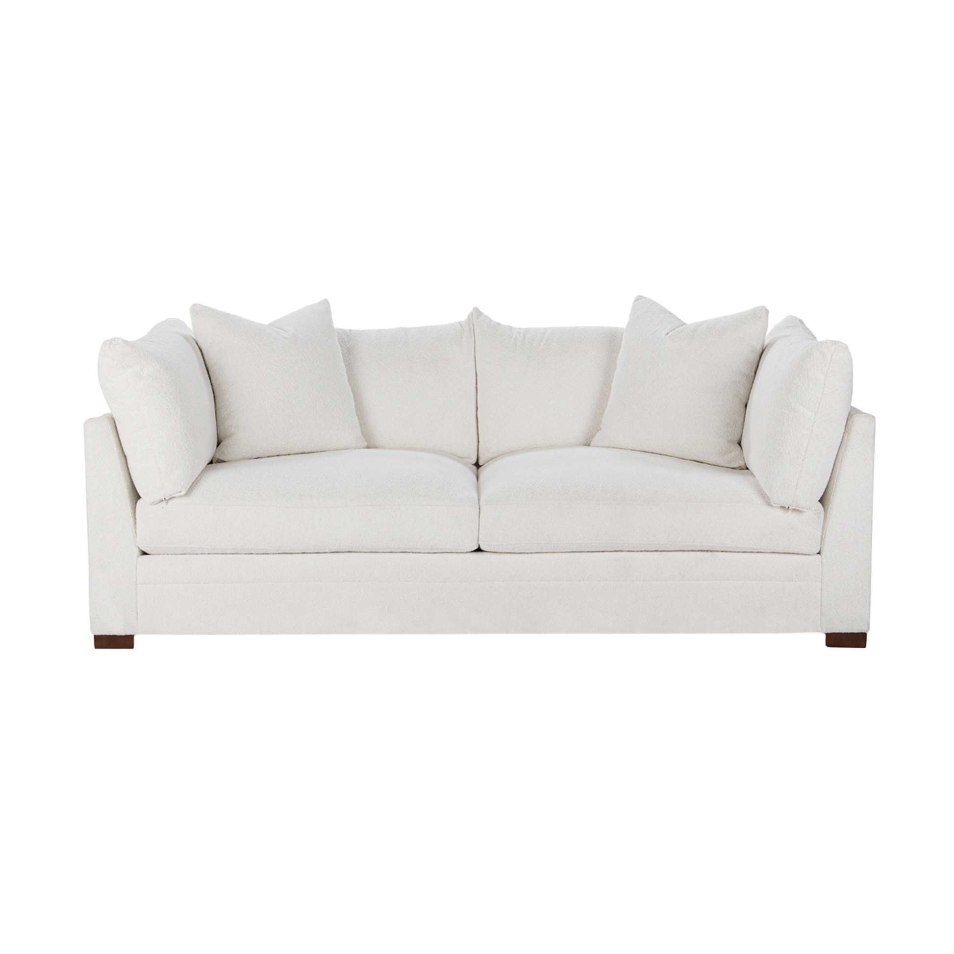 Audrey Upholstered Sofa - Rise White - Chapin Furniture