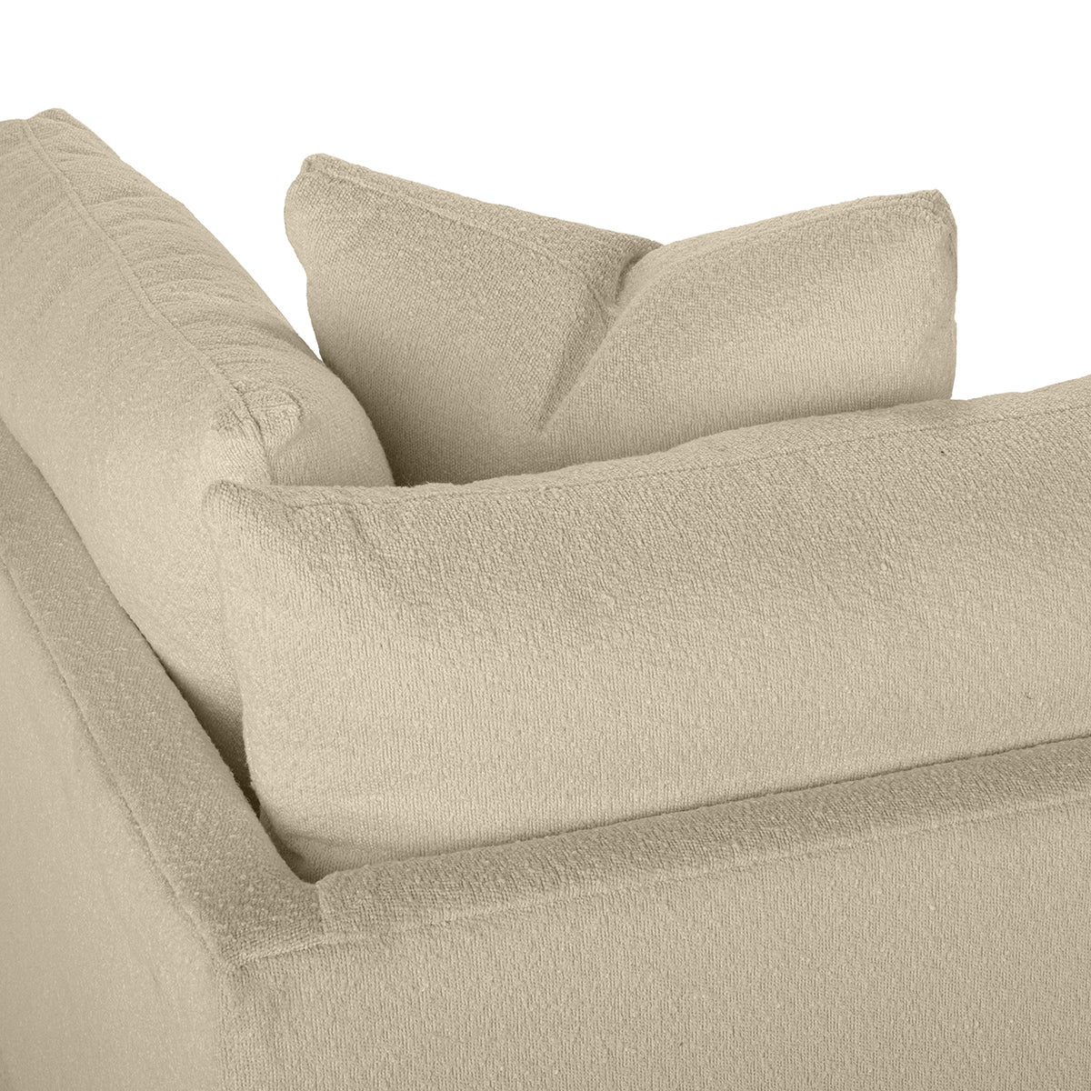 Audrey Upholstered Sofa - Rise Beige - Chapin Furniture