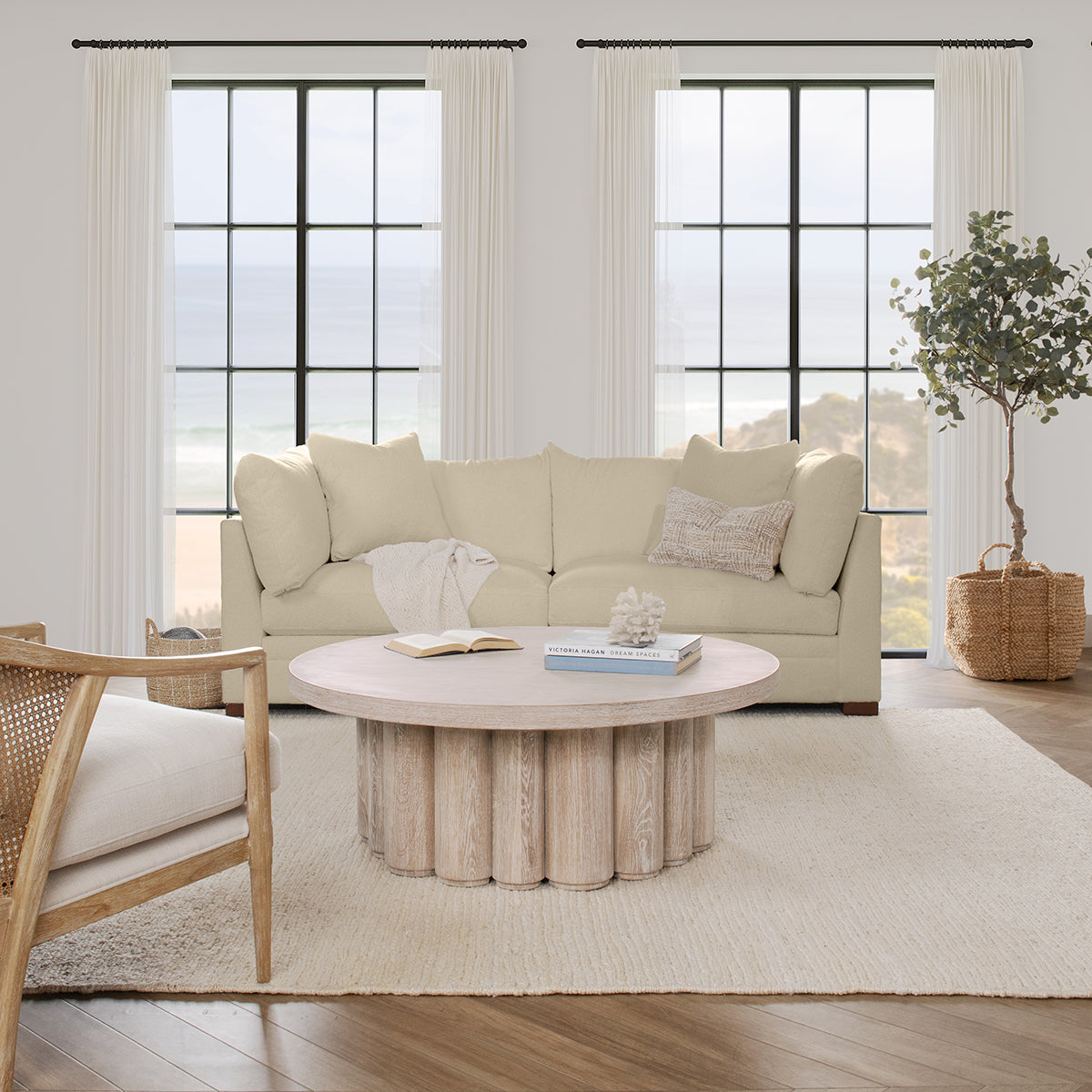 Audrey Upholstered Sofa - Thumbnail 3