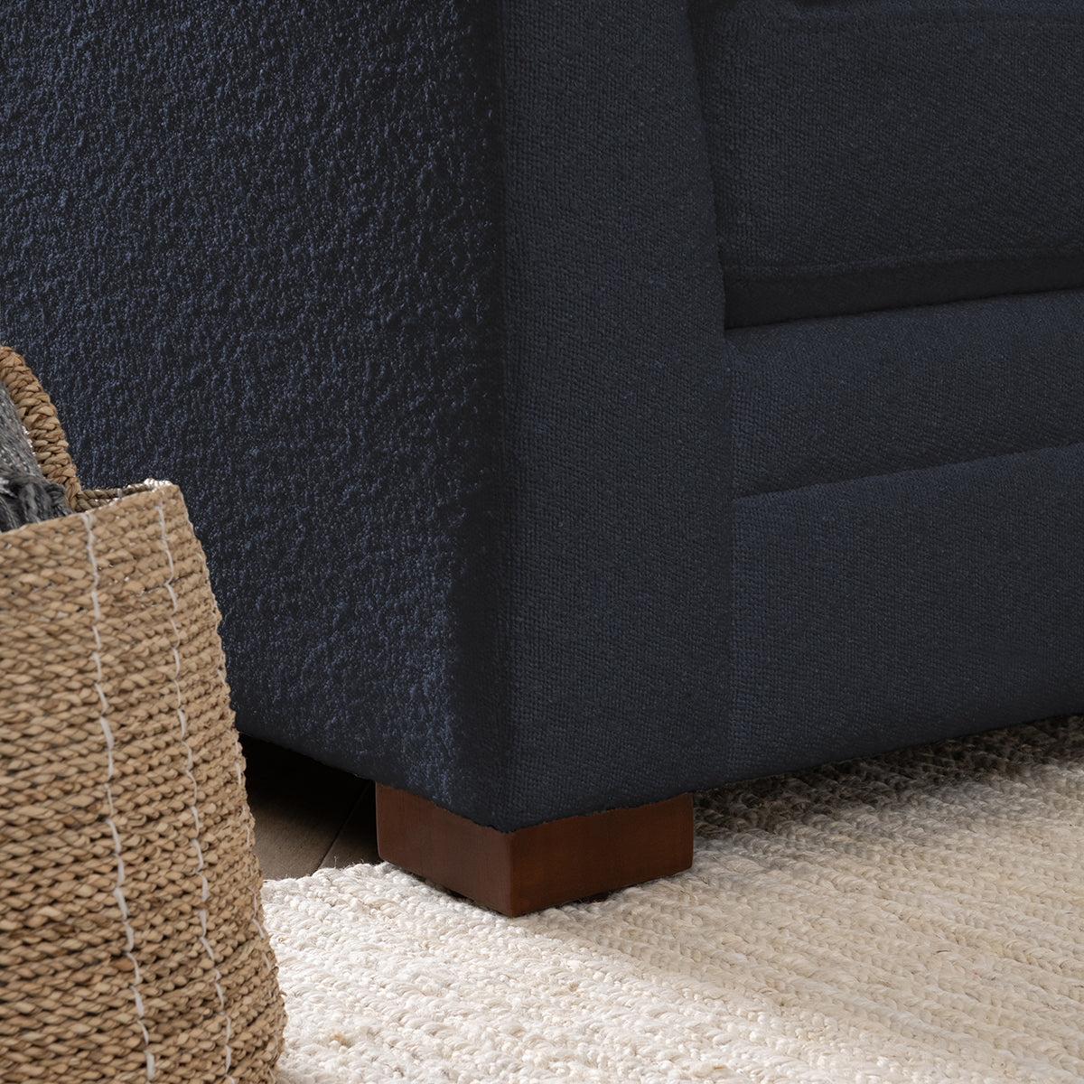 Audrey Upholstered Sofa - Rise Navy - Chapin Furniture