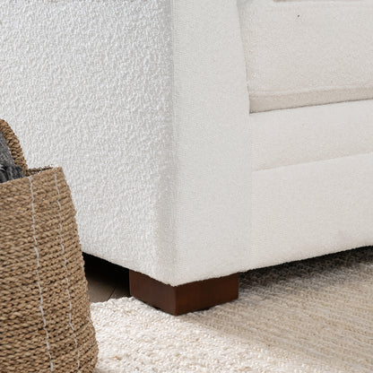 Audrey Upholstered Sofa - Rise White - Chapin Furniture