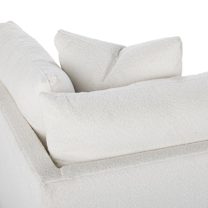 Audrey Upholstered Sofa - Rise White - Chapin Furniture