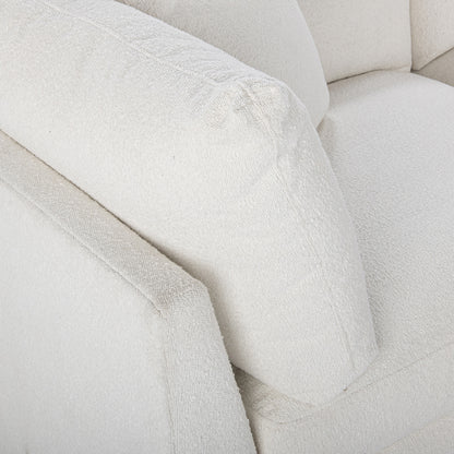 Audrey Upholstered Sofa - Rise White - Chapin Furniture