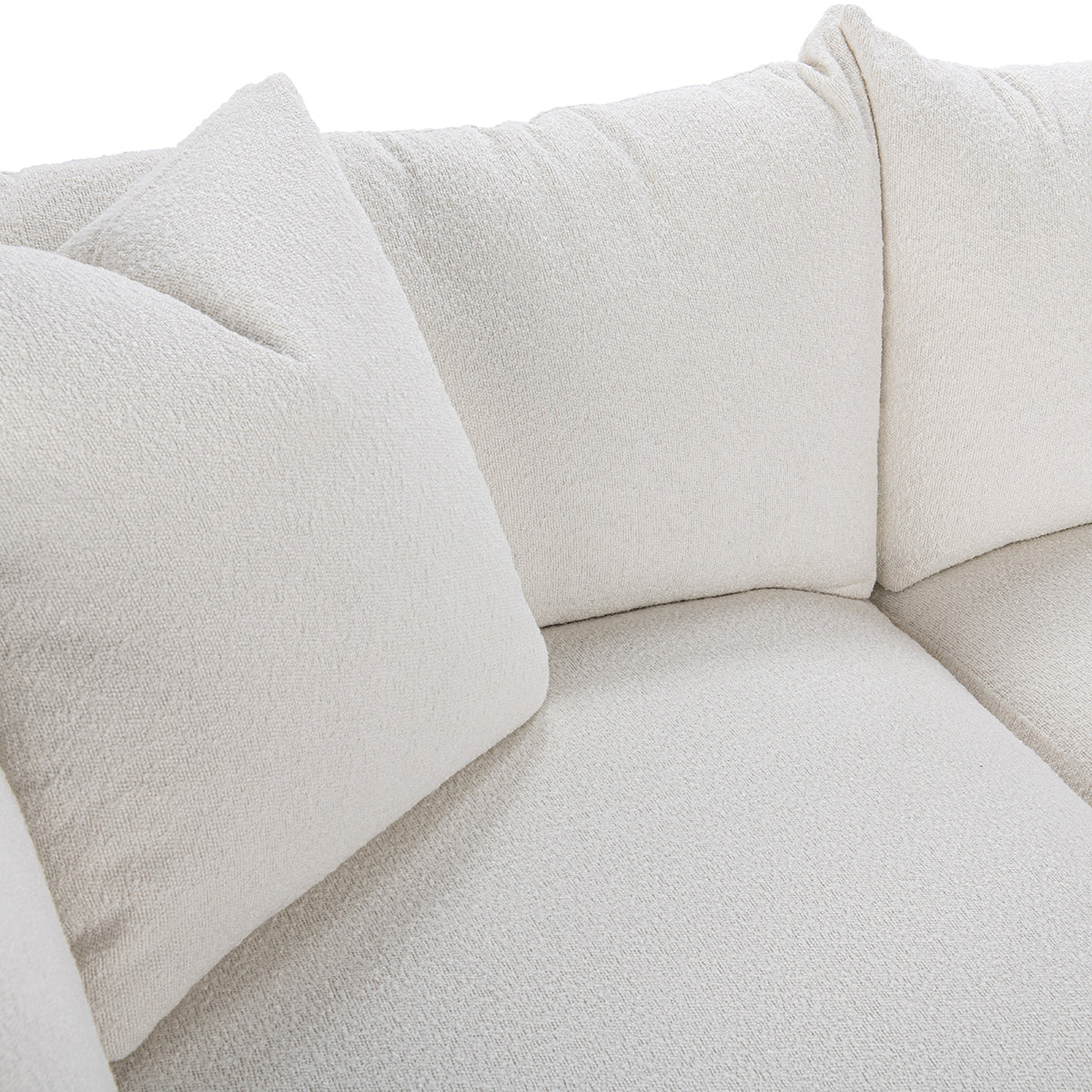 Audrey Upholstered Sofa - Rise White - Chapin Furniture