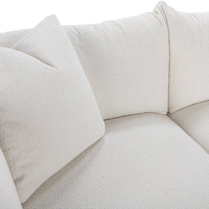 Audrey Upholstered Sofa - Rise White - Chapin Furniture