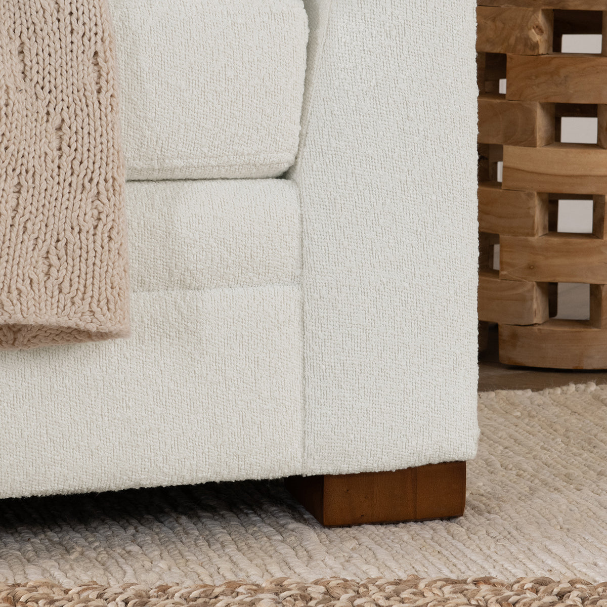 Audrey Upholstered Daybed - Rise White - Chapin Furniture