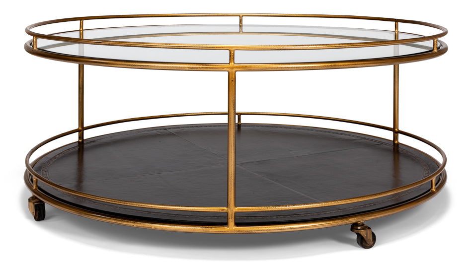 Trolley Round Cocktail Table - Chapin Furniture