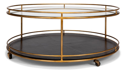 Trolley Round Cocktail Table - Chapin Furniture