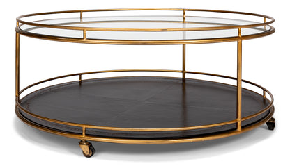 Trolley Round Cocktail Table - Chapin Furniture