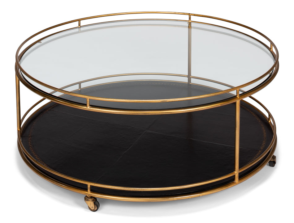 Trolley Round Cocktail Table - Chapin Furniture