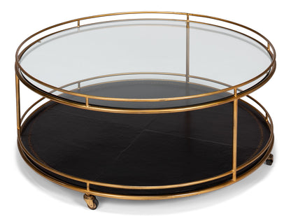 Trolley Round Cocktail Table - Chapin Furniture