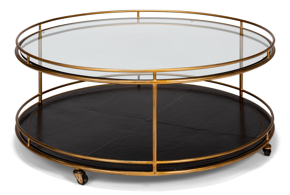 Trolley Round Cocktail Table - Chapin Furniture