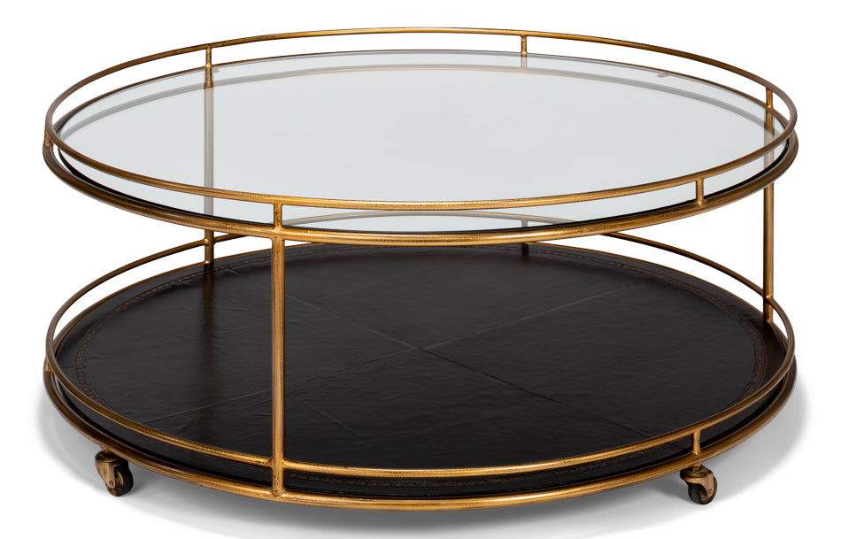 Trolley Round Cocktail Table - Chapin Furniture