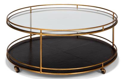 Trolley Round Cocktail Table - Chapin Furniture
