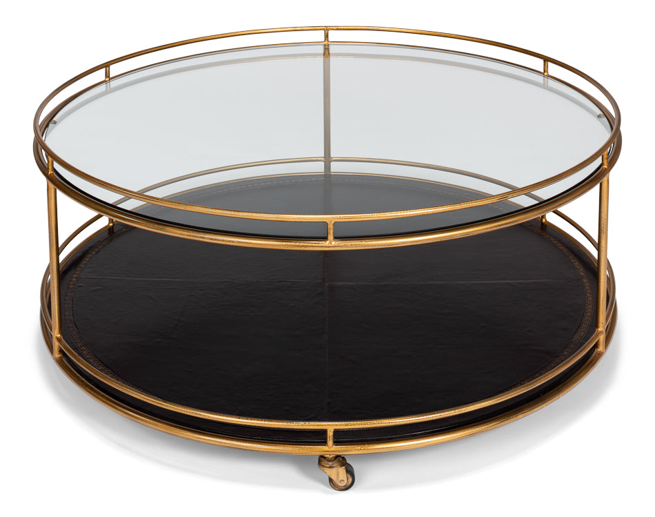 Trolley Round Cocktail Table - Chapin Furniture