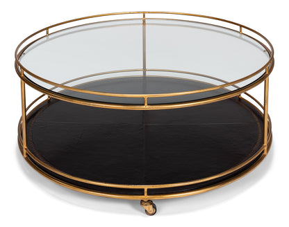 Trolley Round Cocktail Table - Chapin Furniture