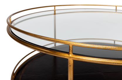 Trolley Round Cocktail Table - Chapin Furniture