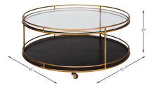 Trolley Round Cocktail Table - Chapin Furniture