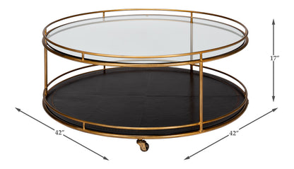 Trolley Round Cocktail Table - Chapin Furniture