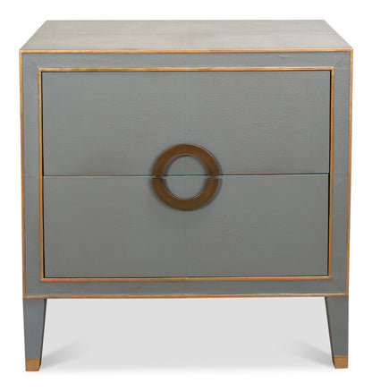 Gabriella Night Stand- Storm Grey - Chapin Furniture