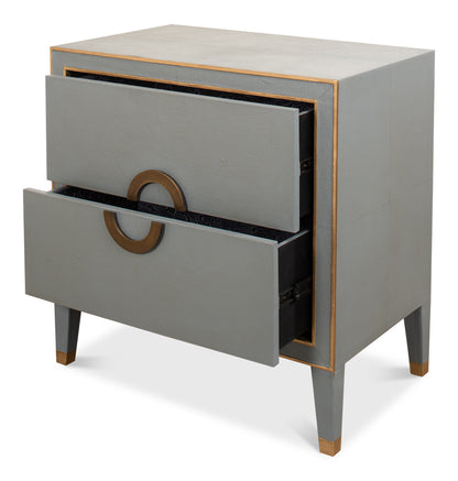 Gabriella Night Stand- Storm Grey - Chapin Furniture