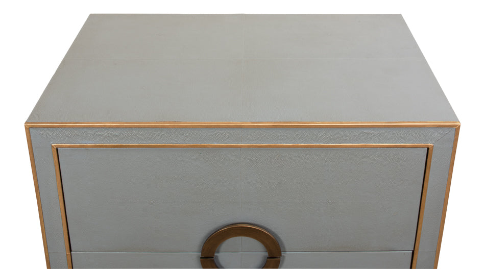 Gabriella Night Stand- Storm Grey - Chapin Furniture