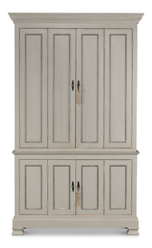 French Grey Cupboard - Chapin Furniture