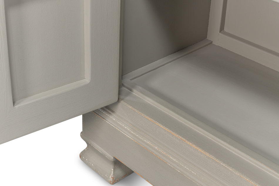 French Grey Cupboard - Chapin Furniture